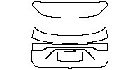 Porsche Cayenne Cayenne S 2011 - Trunk Lid (with Cayenne S emblem)