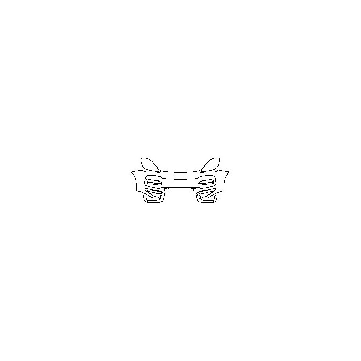 Porsche Cayenne Cayenne Turbo 2015 - Bumper+Headlamp