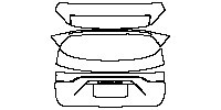 Porsche Cayenne Cayenne Turbo 2015 - Trunk Lid (with Cayenne Turbo emblem)