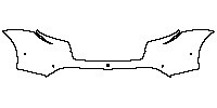 Porsche Taycan Sedan 2019 - Rear Bumper