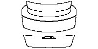 Porsche Taycan Sedan 2019 - Trunk Lid (with [Taycan Turbo] emblem)