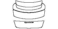 Porsche Taycan Sedan 2019 - Trunk Lid (with [Taycan Turbo S] emblem)