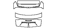Porsche Panamera Sport Turismo 2017 - Trunk Lid (with ''Panamera 4S'' emblem)