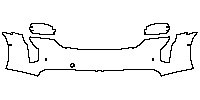 Porsche Taycan Sport Turismo 2021 - Bumper (without SportDesign Package)