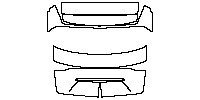Porsche Panamera Sport Turismo 2021 - Trunk Lid (without emblem)