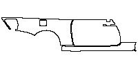 Rolls-Royce Wraith Exterior 2013 - (right) Door+Rear Fender+Side Skirt