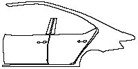 Skoda Octavia (EU) Hatch 2017 - (left) Door+Side Skirt+Rear Fender (One-piece fender)