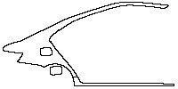 Skoda Octavia (EU) Hatch 2017 - (right) Rear Fender (Split fender)