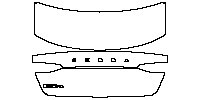 Skoda Octavia (EU) Hatch 2017 - Trunk Lid (with ''SKODA'', ''OCTAVIA'' emblems)