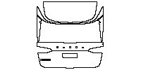 Skoda Octavia (EU) Estate 2017 - Trunk Lid (with ''SKODA'', ''OCTAVIA''emblems)