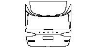 Skoda Octavia (EU) Estate 2017 - Trunk Lid (with ''SKODA'', ''OCAVIA'', ''VRS'' emblems)