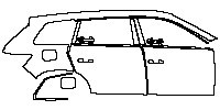 Skoda Kodiaq SE (EU) 2023 - (right) Door+Side Skirt+Rear Fender
