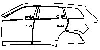 (left) Door+Side Skirt+Rear Fender