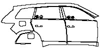 (right) Door+Side Skirt+Rear Fender