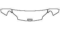 Smart fortwo EQ 2020 - Hood+Fender (One third of Hood+Fender)