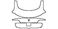Tesla Model 3 Exterior 2018 - Trunk Lid (with license trim)