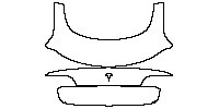 Tesla Model 3 Exterior 2018 - Trunk Lid (without license trim)