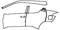 (left)Door+BC Pillar+Rear Fender