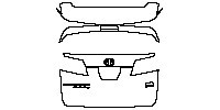 Toyota Vellfire Exterior 2019 - Trunk Lid (with ''CROWN VELLFIRE Executive Lounge'' ''E-Four'' emblem)