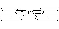 Toyota Vellfire Interior 2019 - Door Trim (for right hand drive)