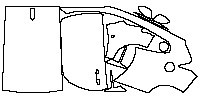 Toyota GR Yaris Exterior 2020 - Nesting 2/3 (Length: 3.35m; Width: 1.49m)