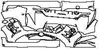Toyota GR Yaris Exterior 2020 - Nesting 3/3 (Length: 3.08m; Width: 1.49m)