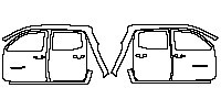 Door+Side Skirt+Rear Fender