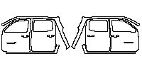 Door+Side Skirt+Rear Fender