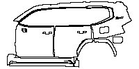 (left)Door+Side Skirt+Rear Fender