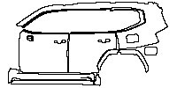 (left)Door+Side Skirt+Rear Fender