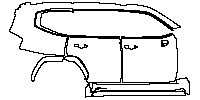 (right)Door+Side Skirt+Rear Fender