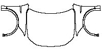 Volkswagen Touareg R-Line 2011 - Hood+Fender (with emblem on fenders)