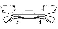 Volkswagen Touareg R-Line 2011 - Rear Bumper