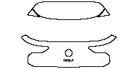 Volkswagen Golf Golf 2014 - Trunk Lid (with ''GOLF'' emblem)