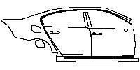 Volkswagen Magotan Exterior 2020 - (right) Door+Side Skirt+Rear Fender