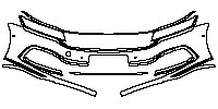 Volkswagen Phideon Exterior 2021 - Bumper+Headlamp