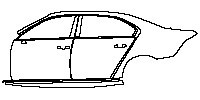 Volkswagen Phideon Exterior 2021 - (left) Door+Side Skirt+Rear Fender