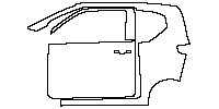 Wuling HongGuang MINIEV Coupe 2020 - (left)Door+Rear Fender