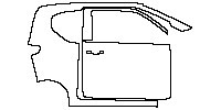 Wuling HongGuang MINIEV Coupe 2020 - (right)Door+Rear Fender