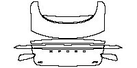Xpeng P7 Exterior 2020 - Trunk Lid (With “小鹏”“P7”word mark)