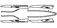 Audi A8 A8 L (Extended Wheelbase) 2018 - Door Trim (with lower trim, with seat memery.)