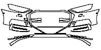 Audi A8 A8 L (Extended Wheelbase) 2011 - Bumper+Headlamp