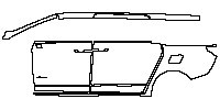 Buick GL8 ES Exterior 2017 - (left) Door+Side Skirt+Rear Fender (with ''Avenir'' model emblem)