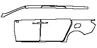 Buick GL8 ES Exterior 2017 - (left) Door+Side Skirt+Rear Fender ( without chrome trim)