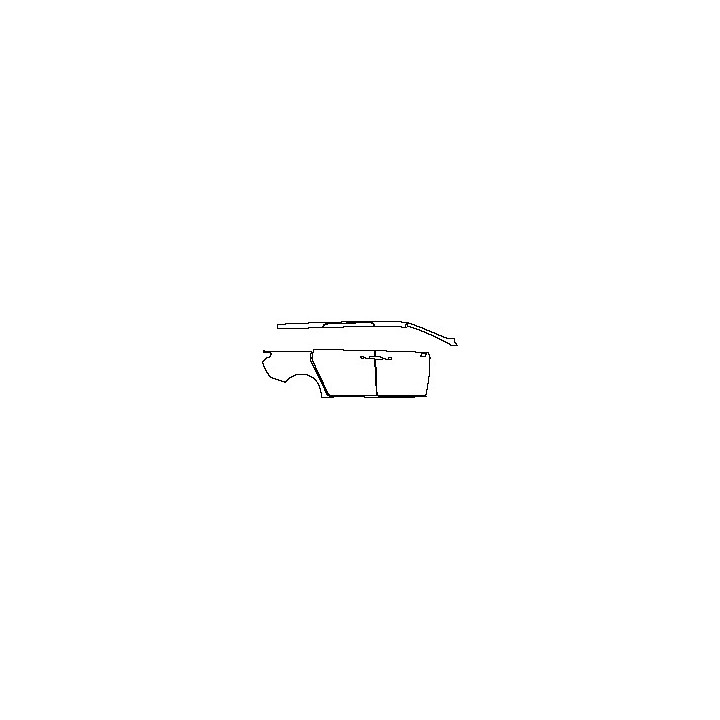 Buick GL8 ES Exterior 2017 - (right) Door+Side Skirt+Rear Fender ( without chrome trim)