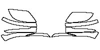 BMW 7 Series Exterior 2009 - Mirror (for Left Hand Drive，splicing design, without 360 camera.)