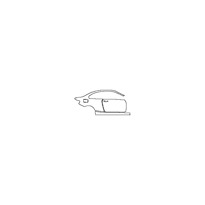 BMW 2 Series Coupe 2014 - (right) Door+Rear Fender+Side Skirt