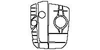 BMW X5 Interior 2014 - Control button (for Left Hand Drive，without suspension height adjustment lever, without off-road mode swi