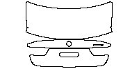 BMW 3 Series Sedan 2012 - Trunk Lid (without spoiler, with 3##i emblem.)