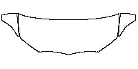 BMW 3 Series Sedan 2012 - Hood+Fender (One third of Hood + Fender)